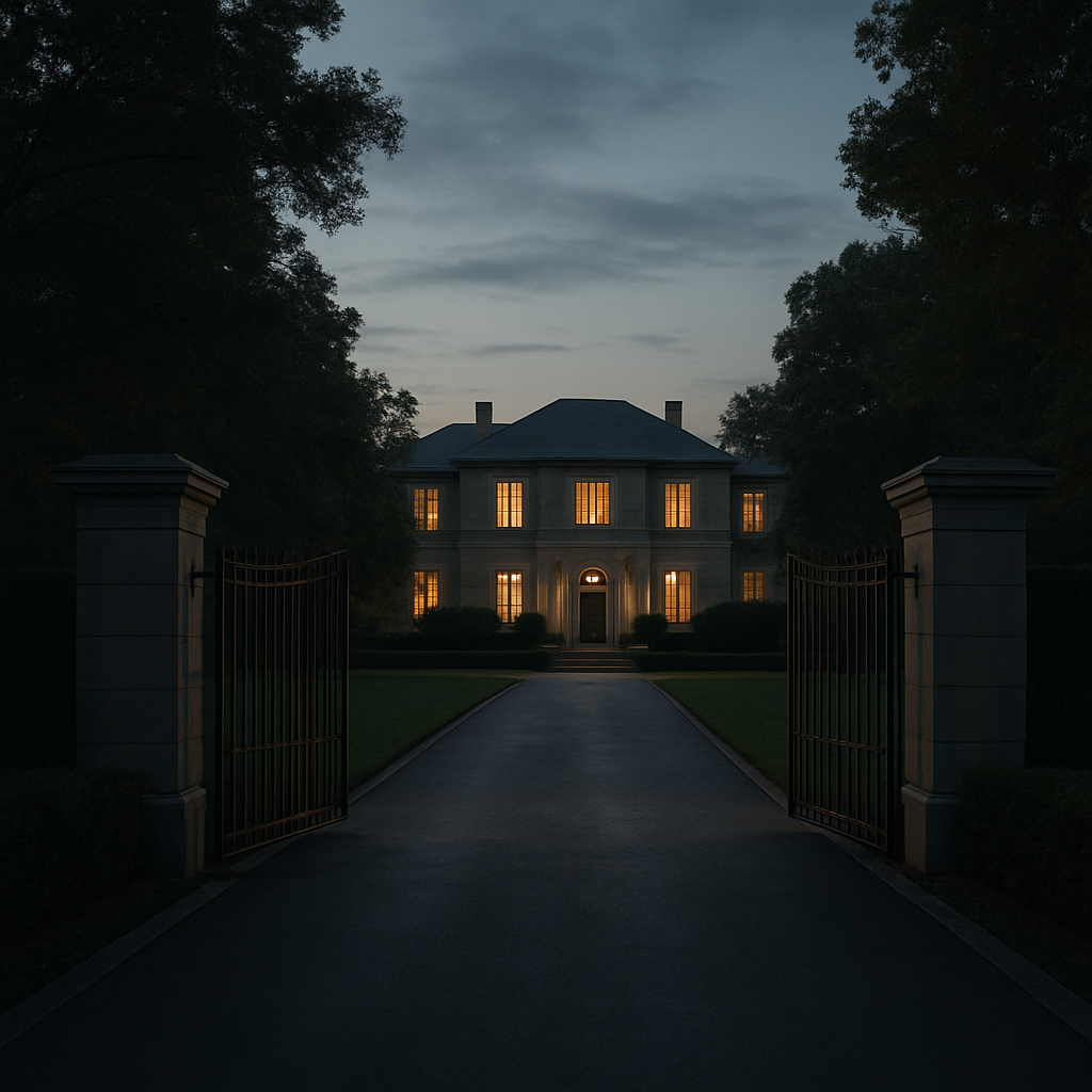Private residence and secure movement for a principal and family